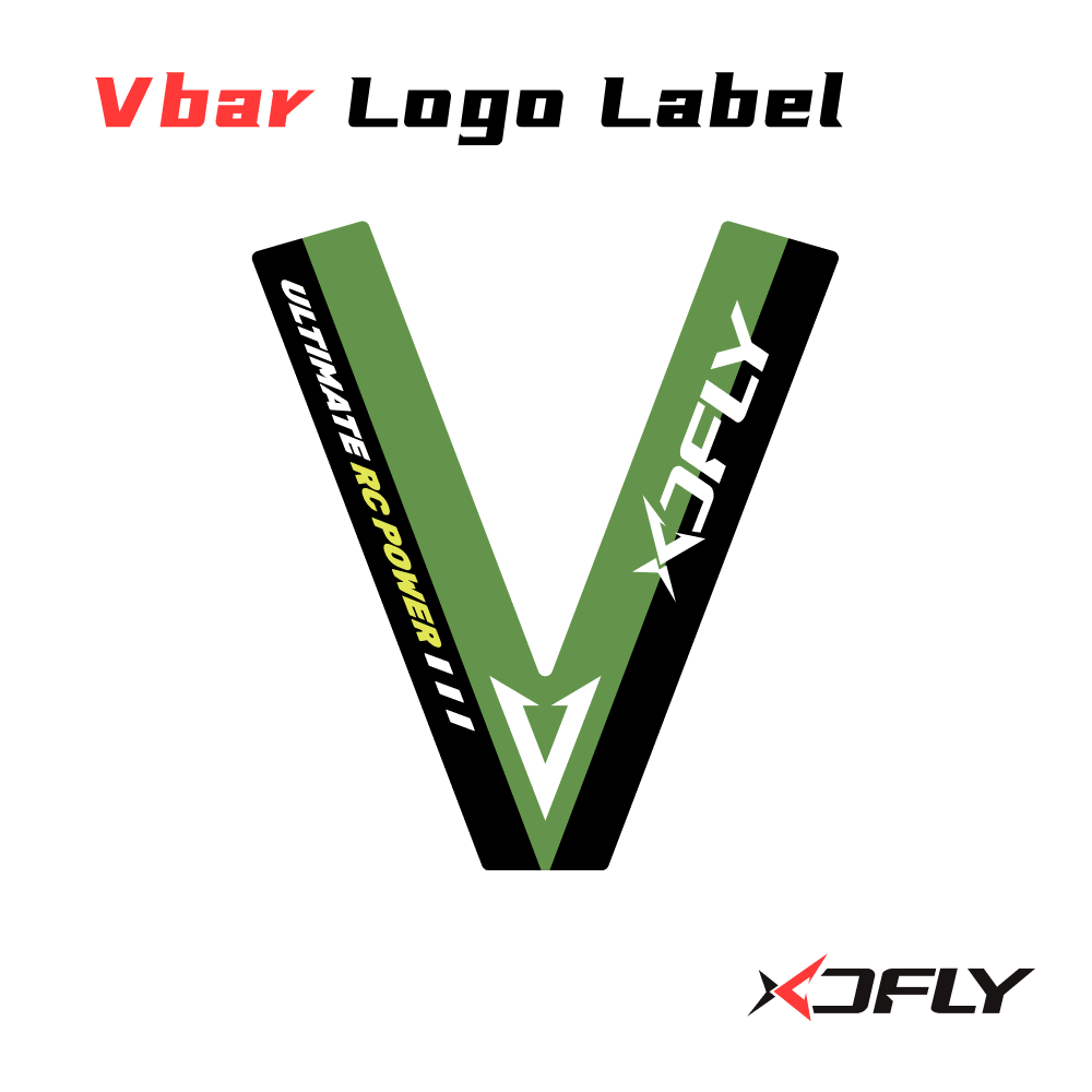 XDFly Logo Label Mikado VBar Sticker
