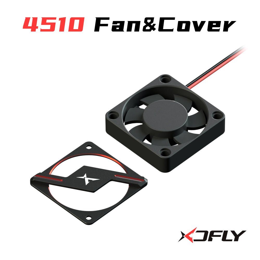 XDFly 4510 Fan & Fan Cover For HPRO 300A ESC