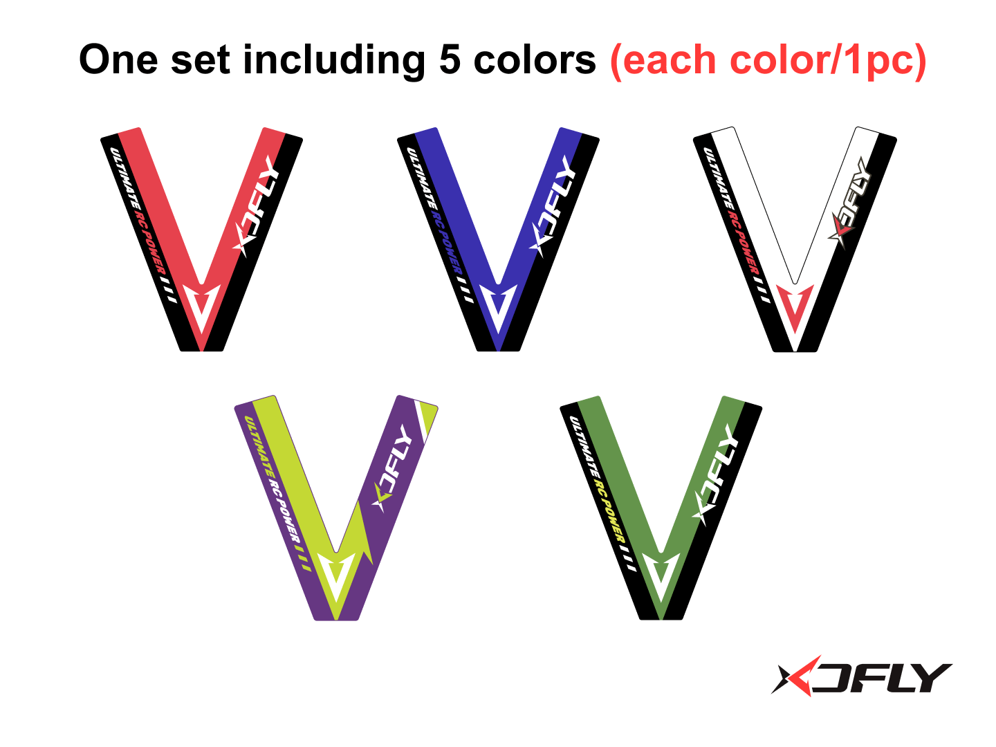 XDFly Logo Label Mikado VBar Sticker